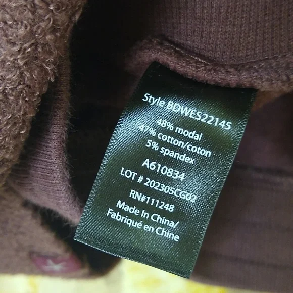 Barefoot Dreams CozyChic Lite Petite Lounge Set, Fig - Picture 8 of 9